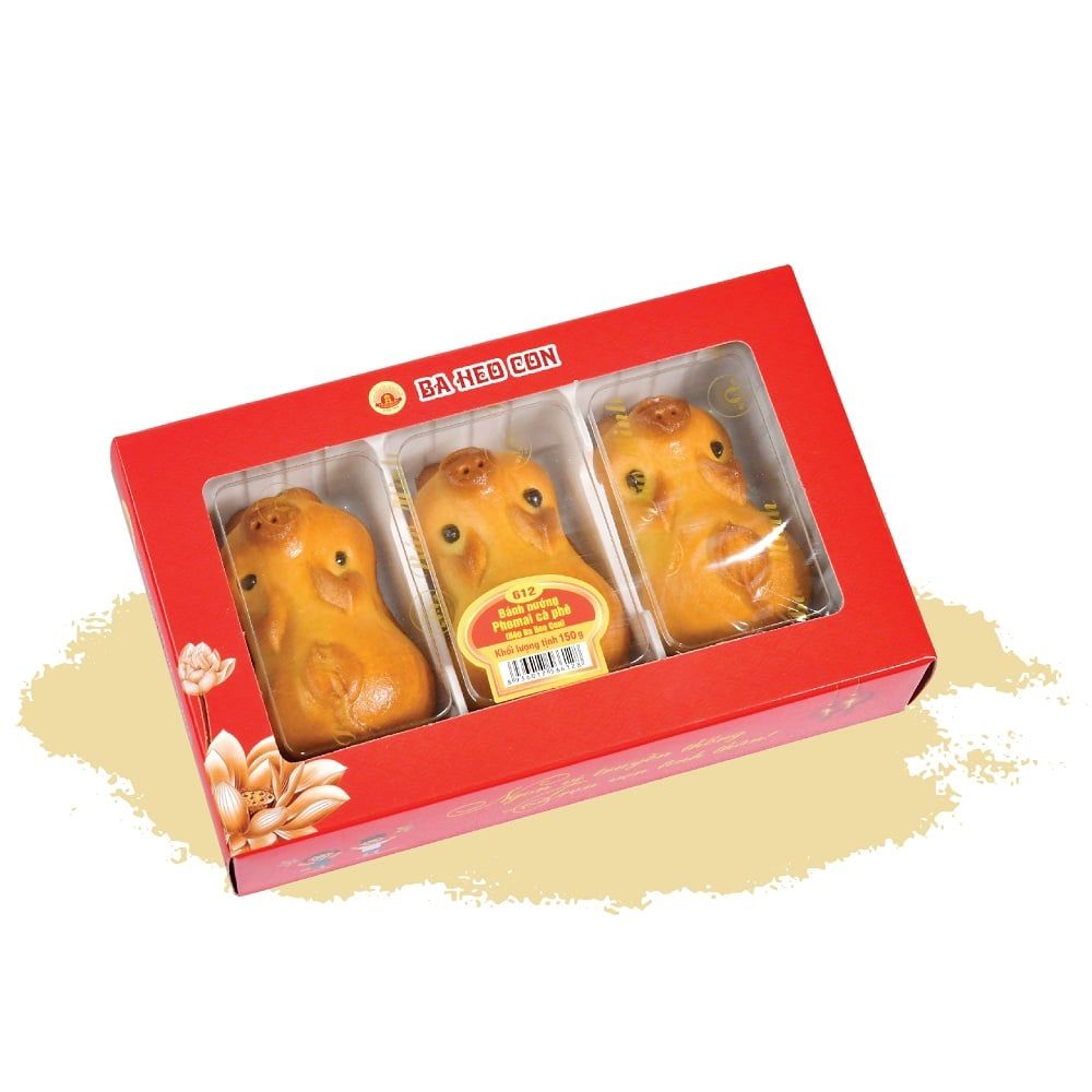  Bánh nướng Phomai cà phê (Ba heo con) 150g 