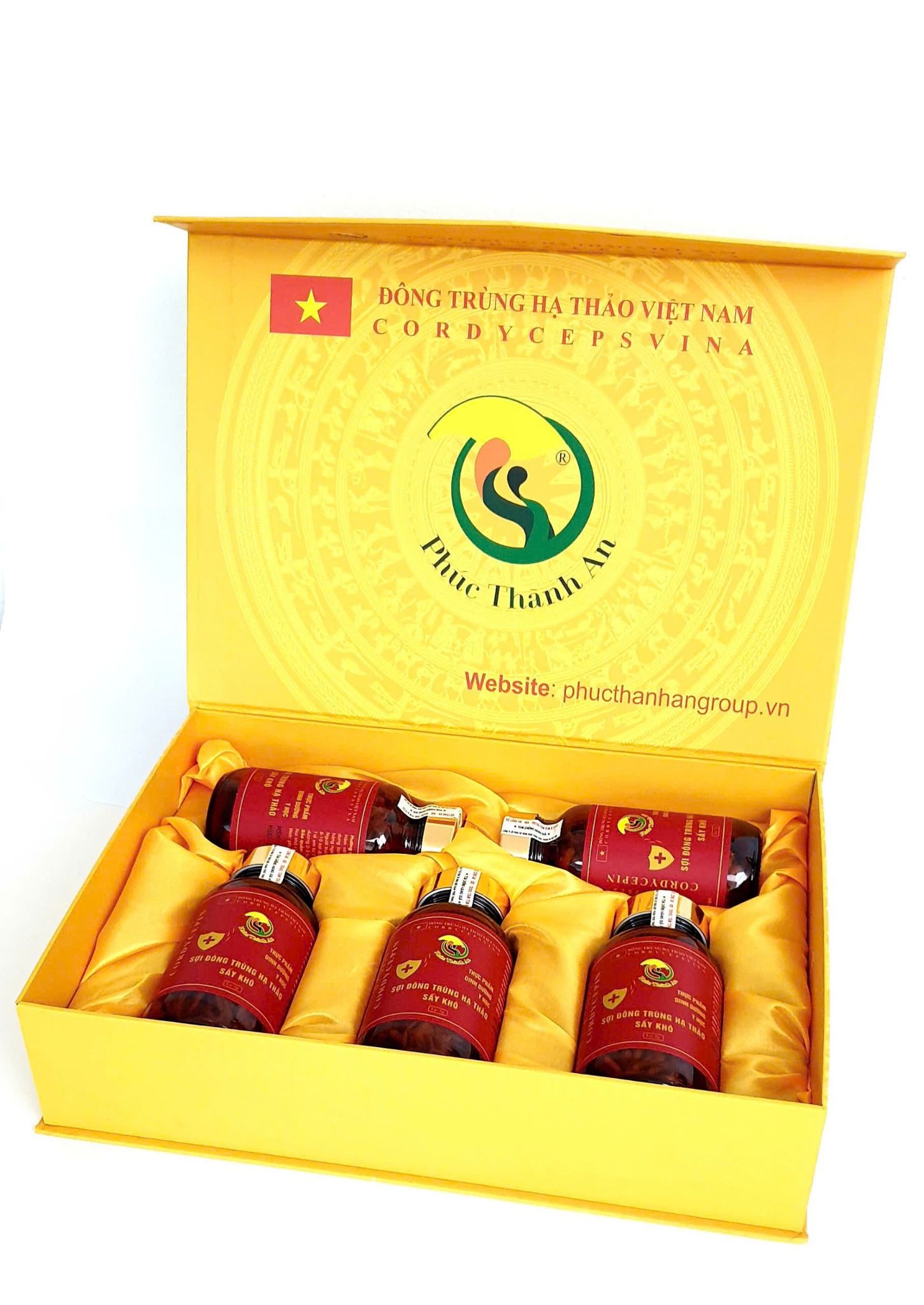  Hộp sợi đông trùng hạ thảo sấy thăng hoa 