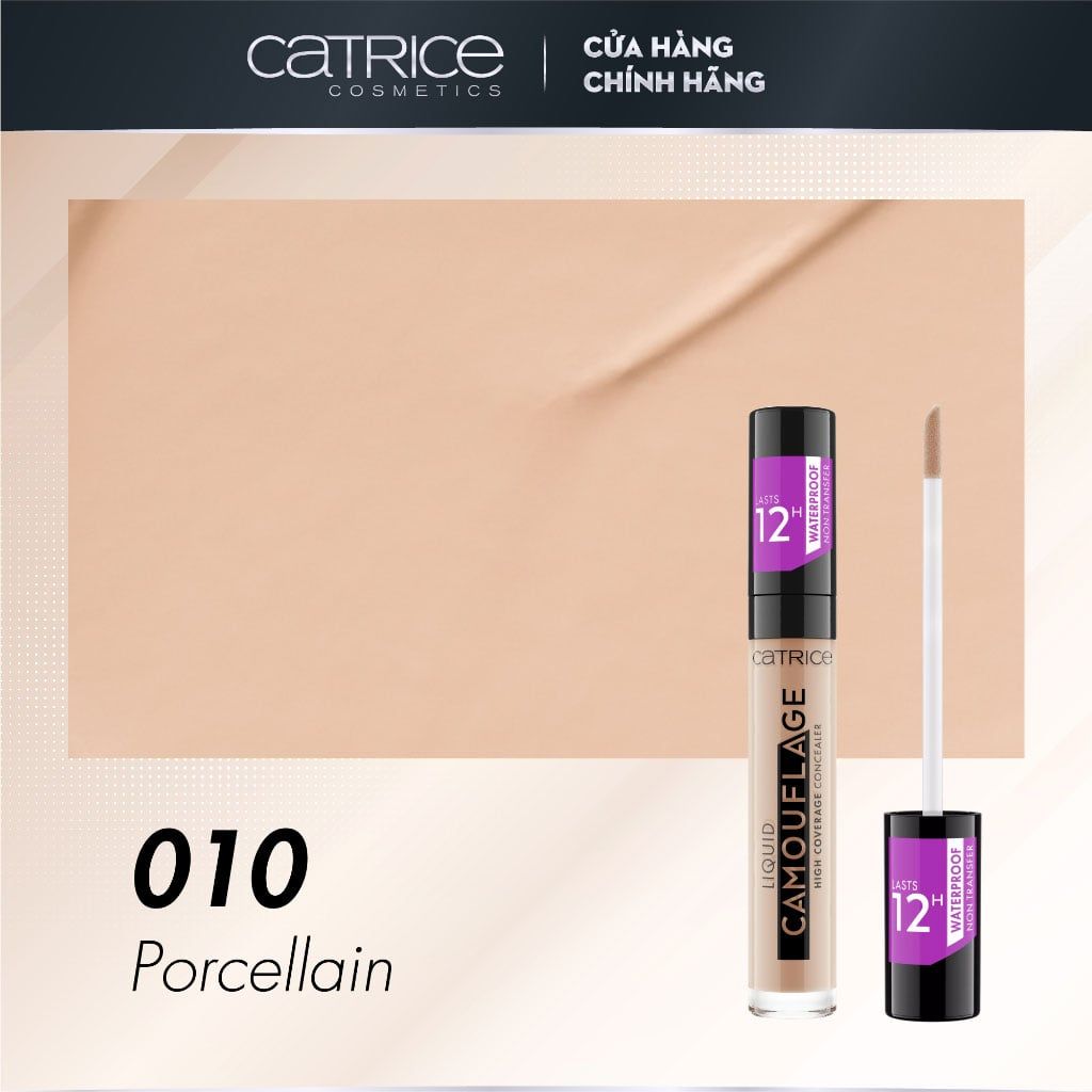 Che Khuyết Điểm  Catrice Camouflage Concealer Liquid Chống Trôi 5ml
