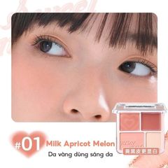 Bảng Phấn Má Hồng, Bắt Sáng 4 Ô Tông Lì Đa Năng Judydoll Blush&Highlight Palette