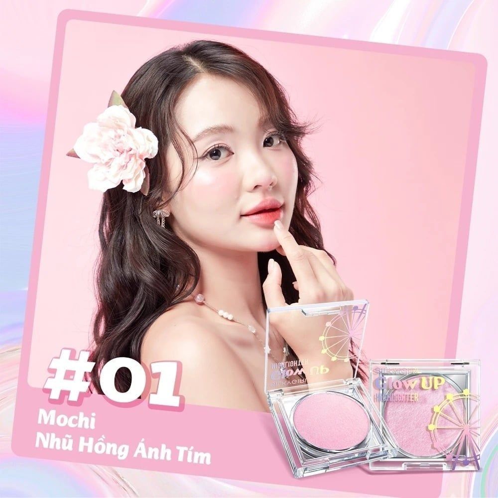 Phấn bắt sáng dạng kem Silkygirl Glow Up Highlighter - 01
