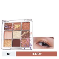 Bảng Phấn Mắt Silkygirl Glow Up 9-Color Palette 9 Ô