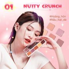 Bảng Phấn Mắt Silkygirl 5 Màu Crunchy Licious