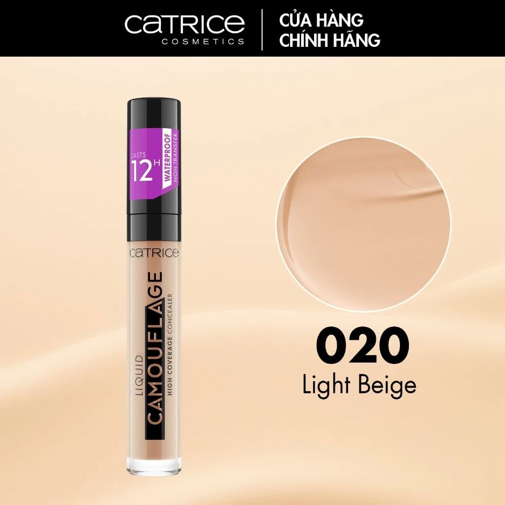 Che Khuyết Điểm  Catrice Camouflage Concealer Liquid Chống Trôi 5ml