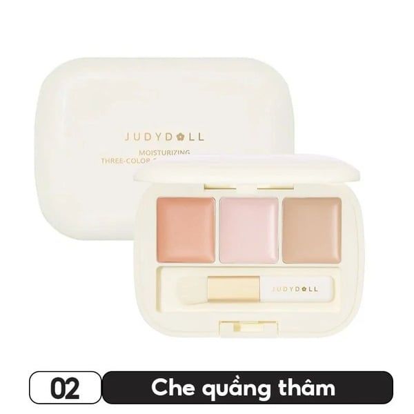 Bảng Che Khyết Điểm Judydoll Moisturizing 3-Color Concealer Palette 3 Màu 2.7g