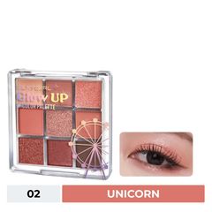 Bảng Phấn Mắt Silkygirl Glow Up 9-Color Palette 9 Ô