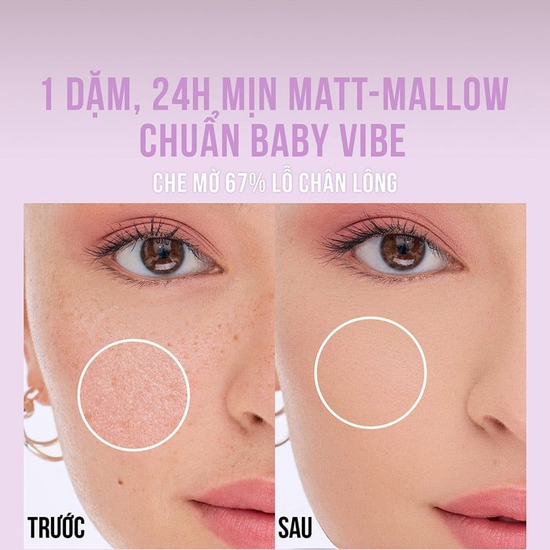 Phấn Nước Maybelline Che Phủ Tốt, Bền Màu New York Super Stay Baby Matte Up To 24H Soft Matte