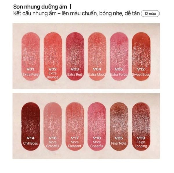 Son kem lì Bbia Last velvet tint