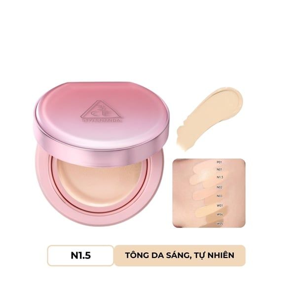 Phấn Nước 3CE Fitting Mesh Cushion SPF40