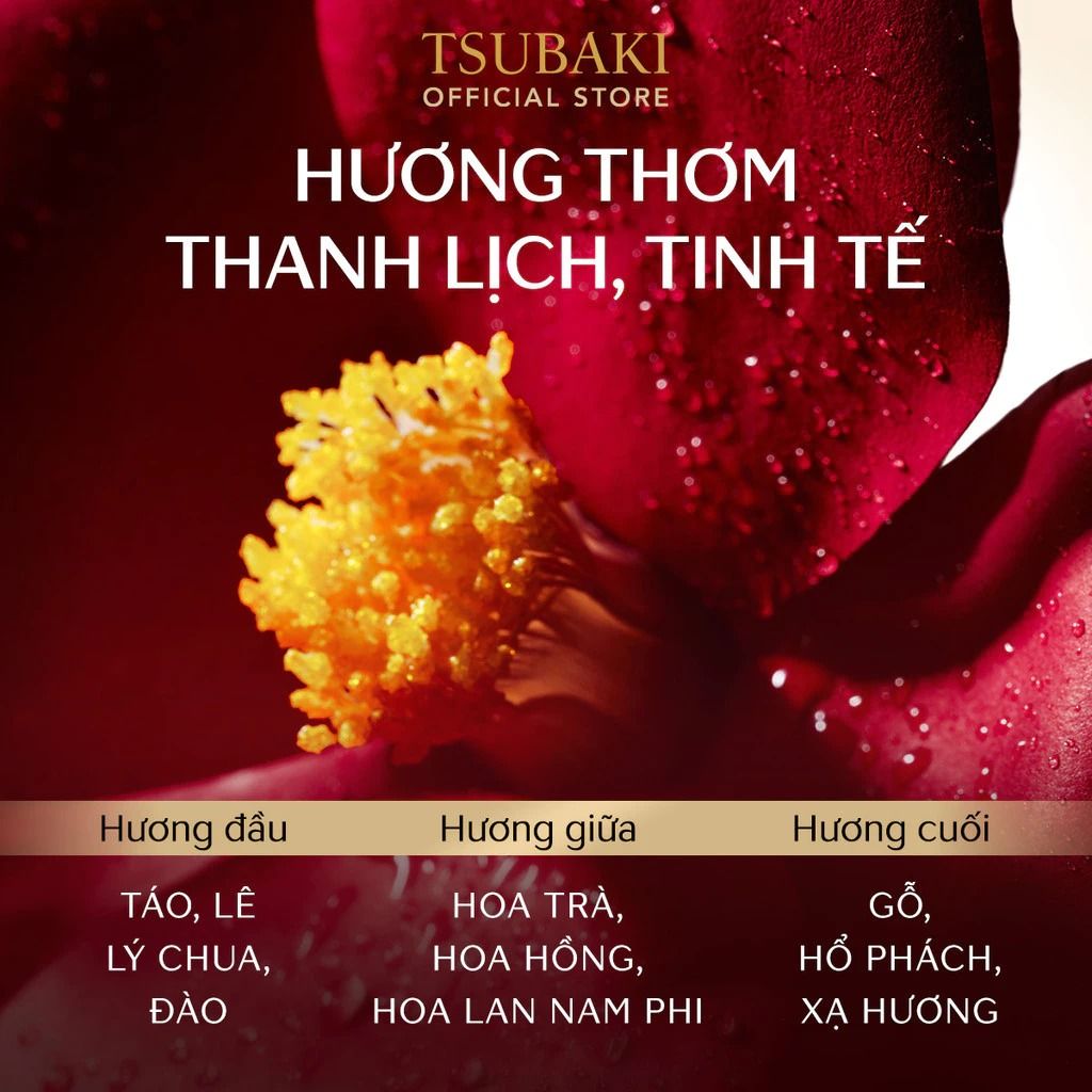 Dầu xả Tsubaki tím phục hồi ngăn gãy rụng 450ml