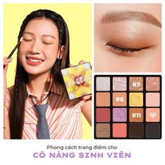 Bảng Phấn Mắt Lemonade 16 Ô Siêu Mềm Mịn, Bền Màu, Lâu Trôi Aesthetic Eyeshadow Palette version 2