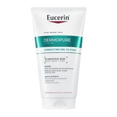 Gel Rửa Mặt Eucerin Dermopure Clinical Correcting Gel To Foam Cho Da Mụn