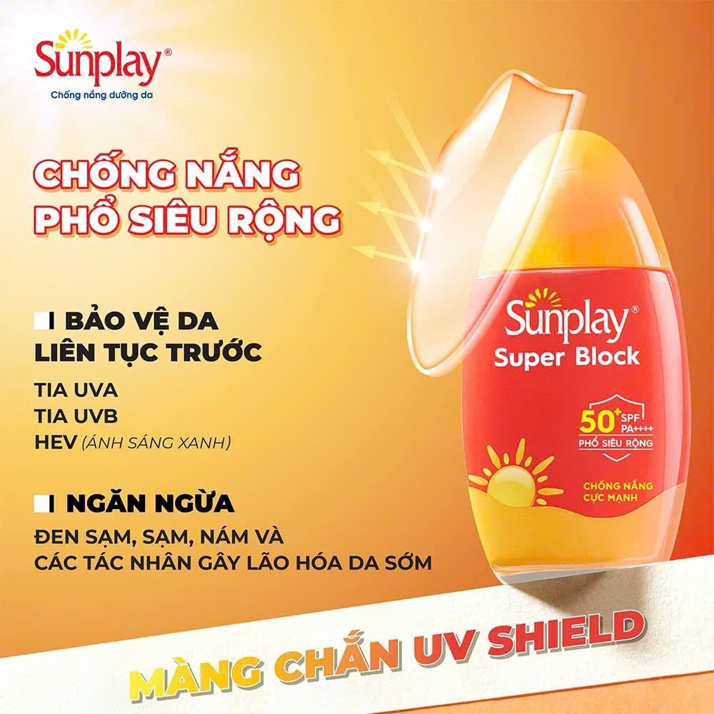 Kem chống nắng Sunplay Bảo Vệ Vượt Trội SPF50+ PA++++