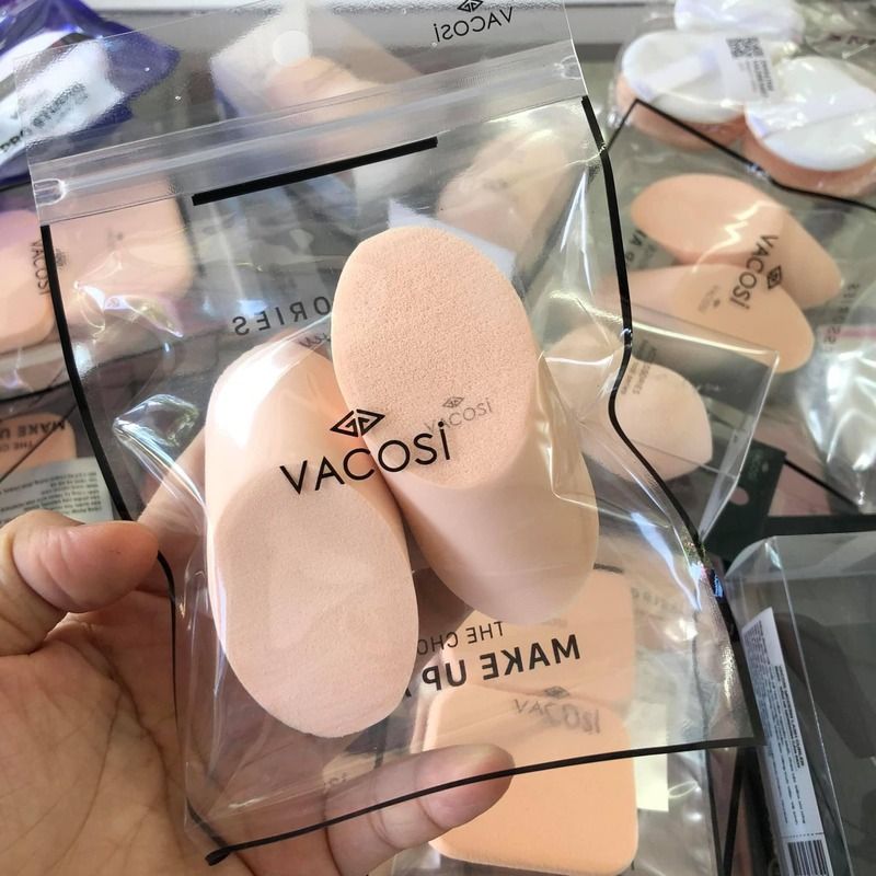 Vacosi bông phấn ướt xúc xích BP10