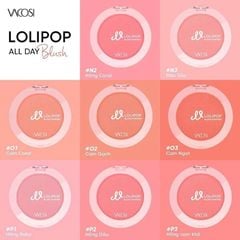 Phấn Má Hồng Vacosi Lolipop All Day Blush 5.6g
