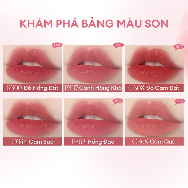 Son Kem Lì Siêu Mịn Môi Colorkey Soft Matte Water Tint Phiên bản mới