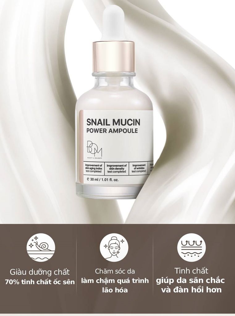 Serum B.O.M Dưỡng Sáng, Làm Mờ Nếp Nhăn 30ml