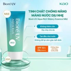 Tinh Chất Chống Nắng Màng Nước Dịu Nhẹ Bioré Uv Aqua Rich Watery Essence Mild