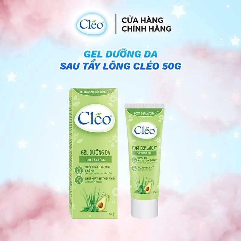Gel Dưỡng Da Sau Tẩy Lông Cléo Dưỡng Ẩm Và Dịu Da 50g