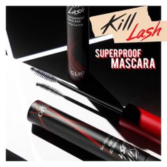 Mascara Clio Kill Lash Superproof Dài Và Cong Mi #01 Long Curling