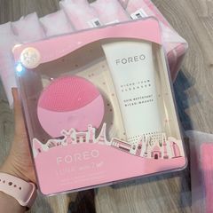 Set máy rửa mặt Foreo Luna mini 2 + sữa rửa mặt
