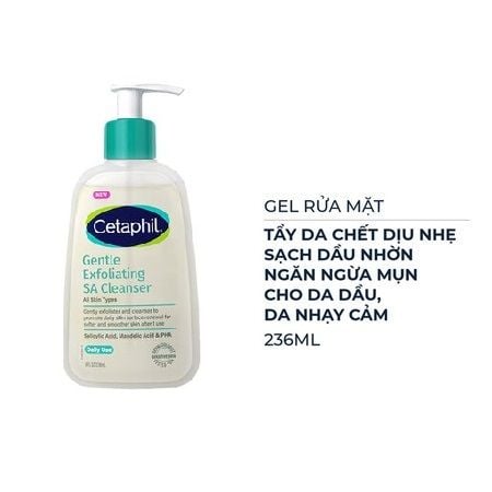 Gel Rửa Mặt Cetaphil Sạch Sâu, Tẩy Tế Bào Chết Dịu Nhẹ 473ml