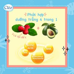 Kem Giảm Thâm Nách Chiết Xuất Lá Lộc Đề CLEO Complex White 4IN1