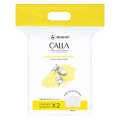 Bông tẩy trang Bông Bạch Tuyết Calla Sạch Sâu và Mềm Mịn