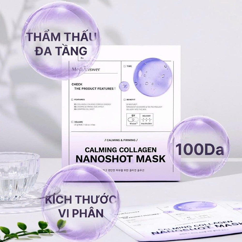 Mặt Nạ Thạch Medianswer Collagen NanoShot Mask