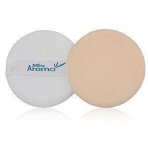 Bông phấn nước mềm mịn Mira Aroma bịch 2 miếng # Quai trắng