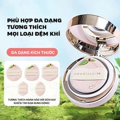 Set 8 mút Amortal tự tách rời quả đào