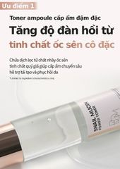 Nước hoa hồng B.O.M Snail Mucin Power Toner 150ml