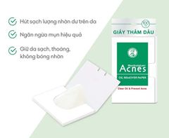 Giấy Thấm Dầu Acnes Kiểm Soát Nhờn, Ngừa Mụn 100 Tờ