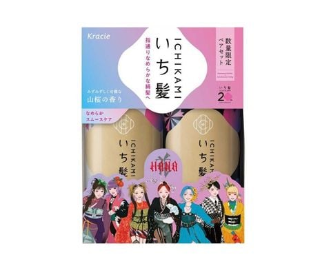 Bộ Gội Xả Ichikami Smoothing care 450ml + 450gr