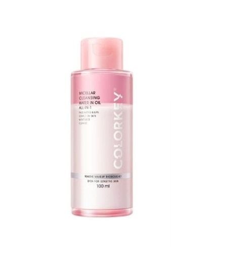 Nước tẩy trang 2 lớp Colorkey Micellar Cleansing Water In Oil 500ml