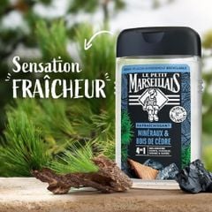 Sữa Tắm 92% Hữu Cơ Le Petit Marseillais 4in1 For Men 250ml