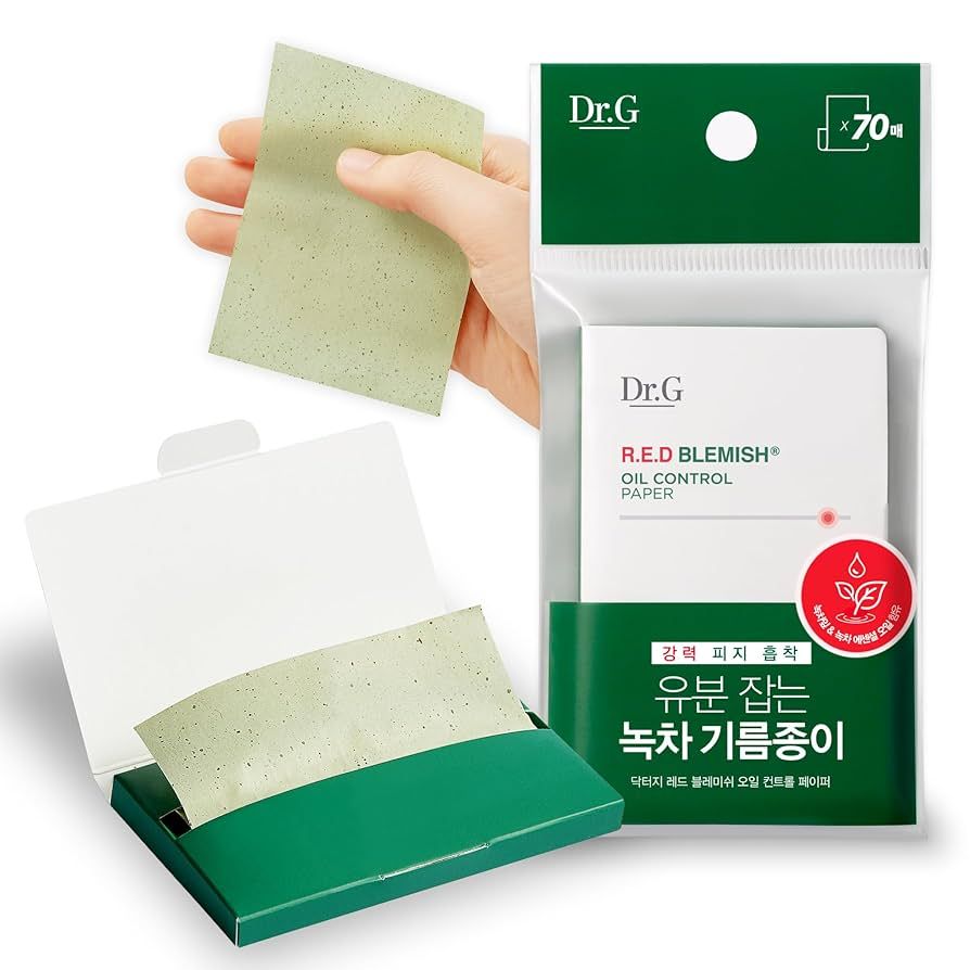 Giấy Thấm Dầu Dr.G Hỗ Trợ Kiểm Soát Dầu Nhờn Dành Cho Da Nhạy Cảm R.E.D Blemish Oil Control Paper