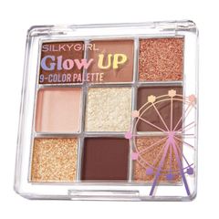 Bảng Phấn Mắt Silkygirl Glow Up 9-Color Palette 9 Ô