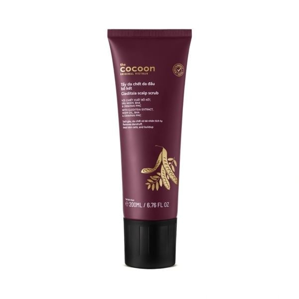 Tẩy Tế Bào Chết Da Đầu Cocoon Chiết Xuất Bồ Kết 200ml