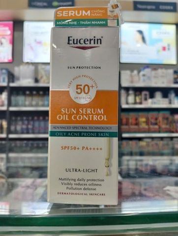 Serum Chống Nắng Eucerin Oi Control SPF50+ PA+++ 30ml