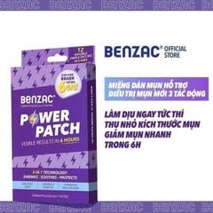 Miếng Dán Mụn Benzac 3 In 1 Power Patch Bảo Vệ Và Ngăn Ngừa Mụn