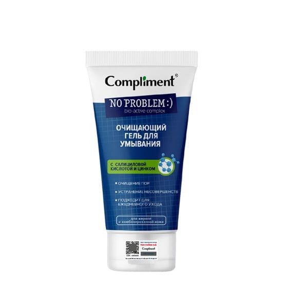 Gel rửa mặt Compliment No Problem BHA & Zinc 200ml