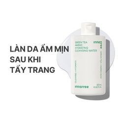 Nước Tẩy Trang Cho Da Dầu Mụn Innisfree Green Tea Amino Hydrating Cleansing Water 320ml