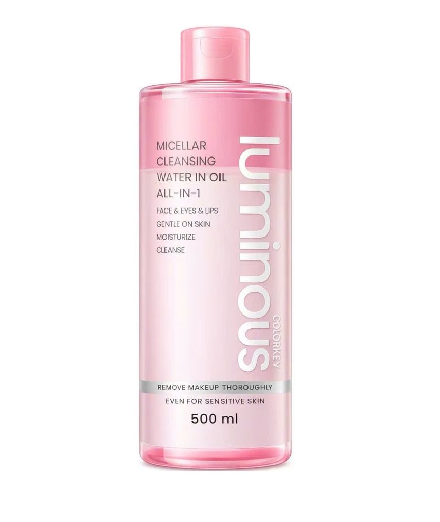 Nước Tẩy Trang 2 Lớp Colorkey Luminous Micellar Cleansing Water In Oil All-In-1