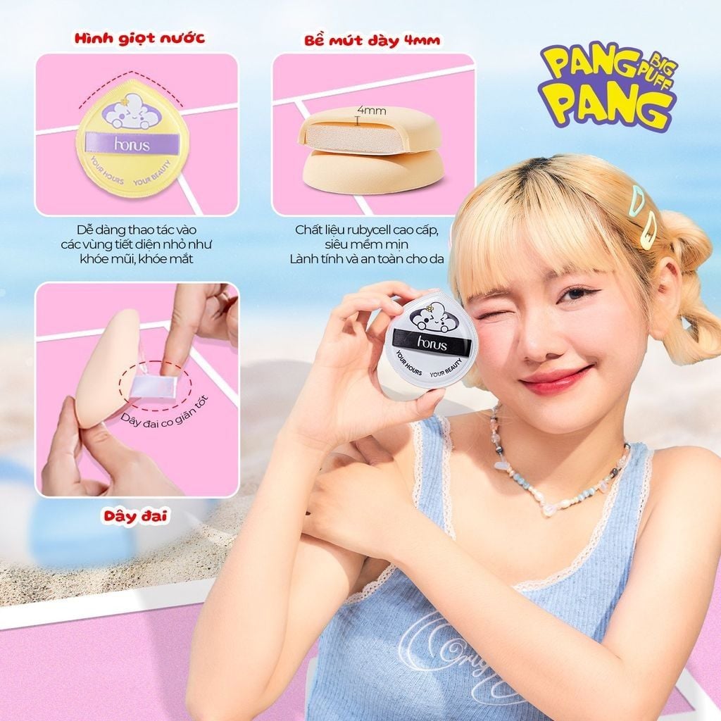Mút tán nền Horus Pang Pang Big Puff