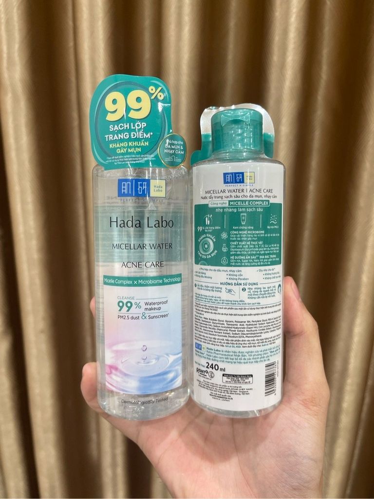 Nước Tẩy Trang Hada Labo Sạch Sâu Cho Da Mụn, Nhạy Cảm 240ml