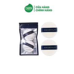 Set 2 Bông Phấn Phủ Amortals Silky Velvet Natural