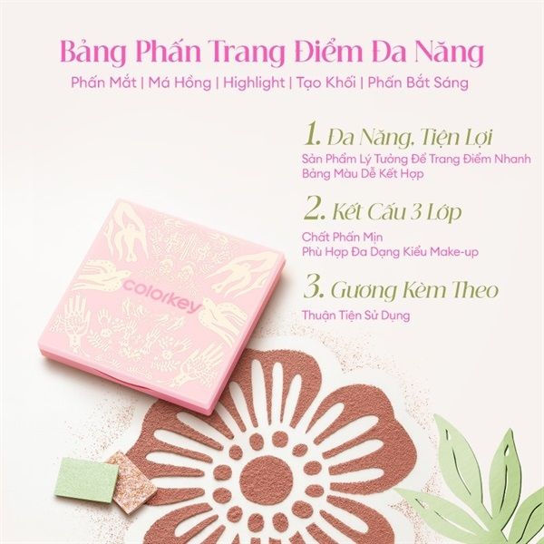 PHẤN MẮT COLORKEY EMBRACE NATURE 7 Ô