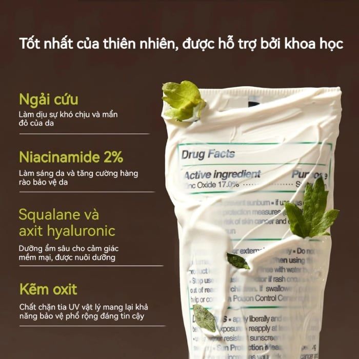 Kem chống nắng vật lý dịu nhẹ axis-y complete no-stress physical sunscreen spf 50+ pa++++ 50ML