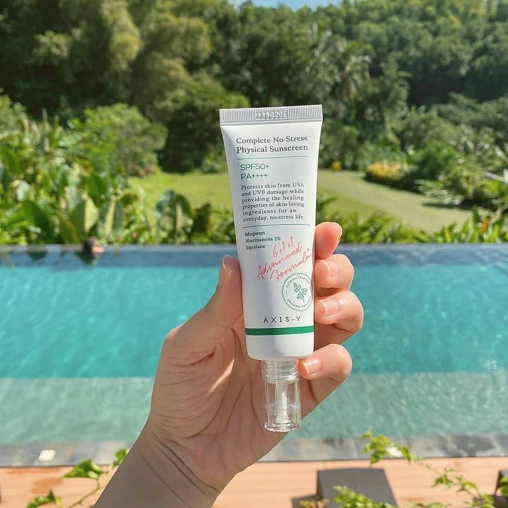 Kem chống nắng vật lý dịu nhẹ axis-y complete no-stress physical sunscreen spf 50+ pa++++ 50ML